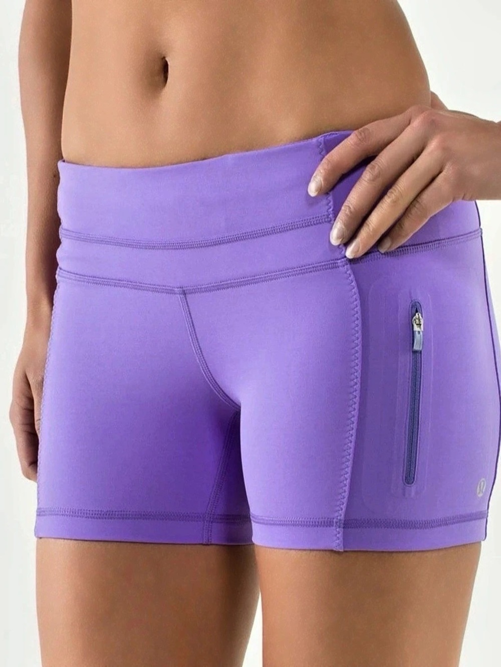 Lululemon Women's Run Fast Track Shorts Power Purple, Size 4